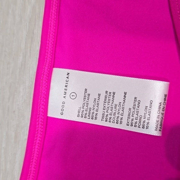 NWT Good American Women Hawiian Pink bottom Swim sz 1/S - Picture 5 of 8